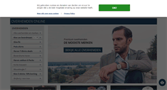 Desktop Screenshot of overhemden.com